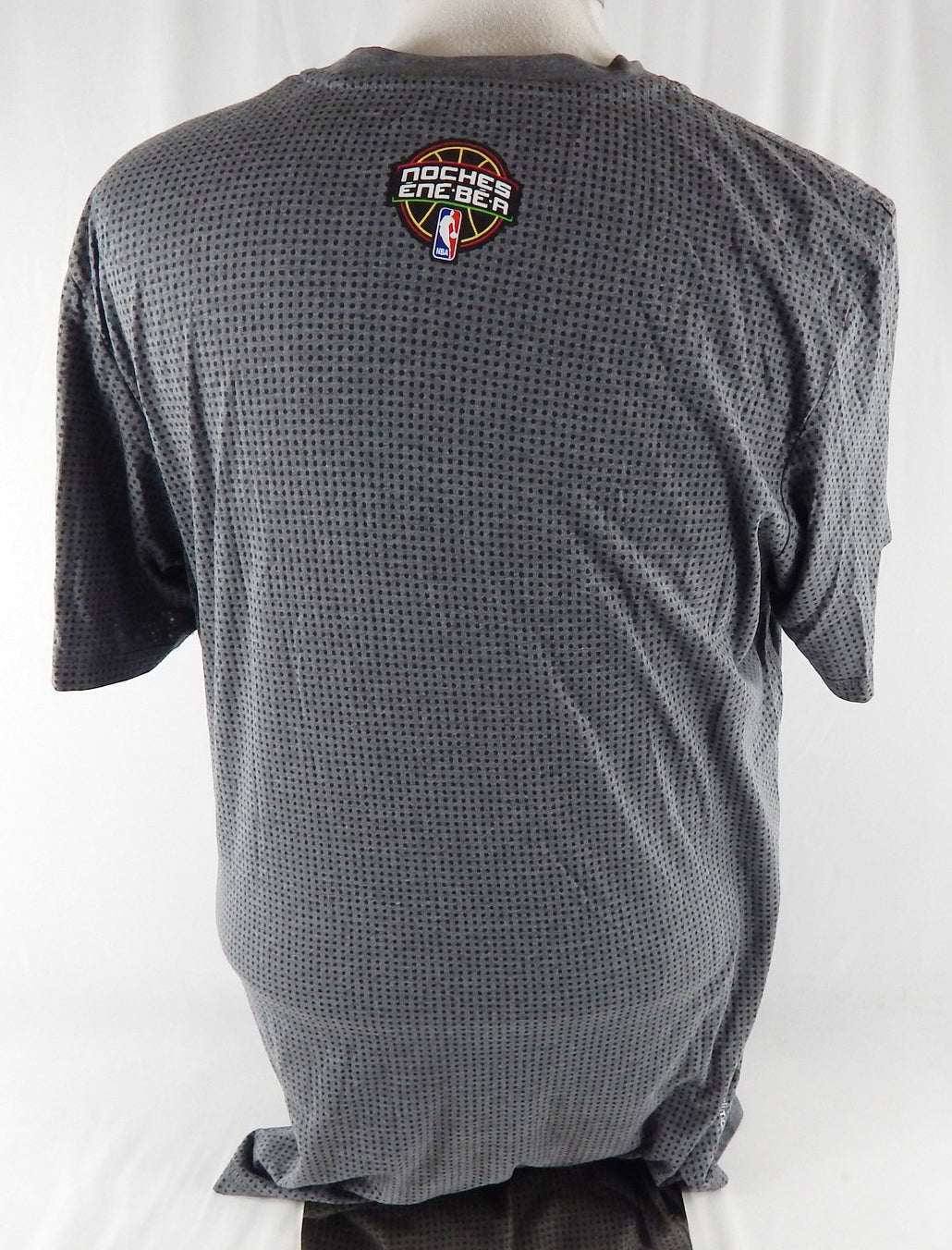 2016-17 Denver Nuggets Mike Miller #3 Game Used Grey Shooting Shirt Noches  XL 7 Pic2