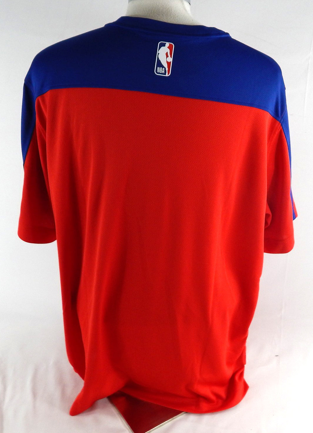 2024-25 Detroit Pistons Ron Harper Jr #13 Game Used Red Shooting Shirt XL 070 Pic2