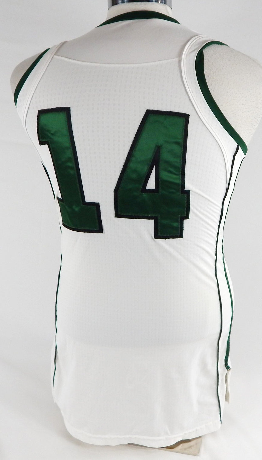 2014-15 Ohio Bobcats #14 Game Used White Jersey Basketball M 396 Pic2