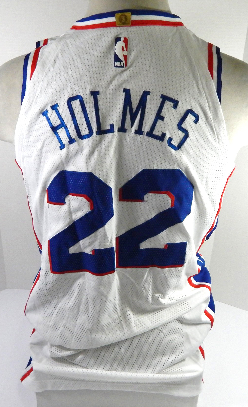 2017-18 Philadelphia 76ers Richaun Holmes #22 Game Issued White Jersey 48 0942 Pic2