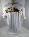 2014 Pittsburgh Pirates Joely Rodriguez # Game Issued White Jersey R Kiner P 951