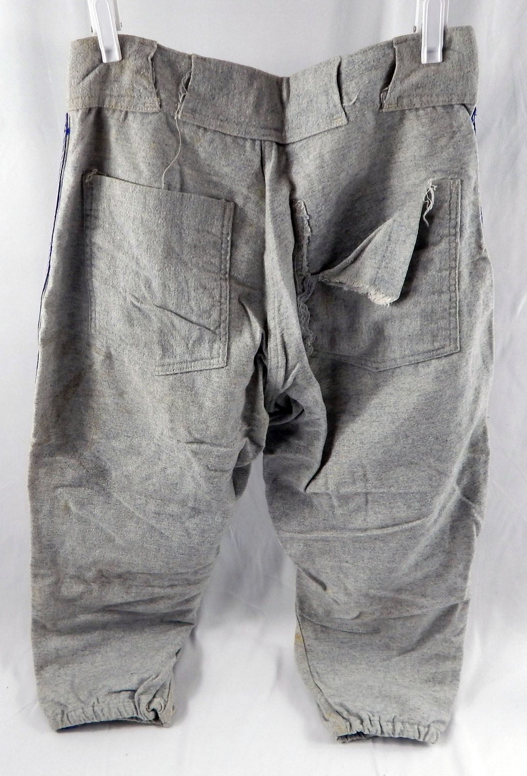 1950s Flannel Game Used Grey Baseball Pants Size 32 DP113762 Pic2