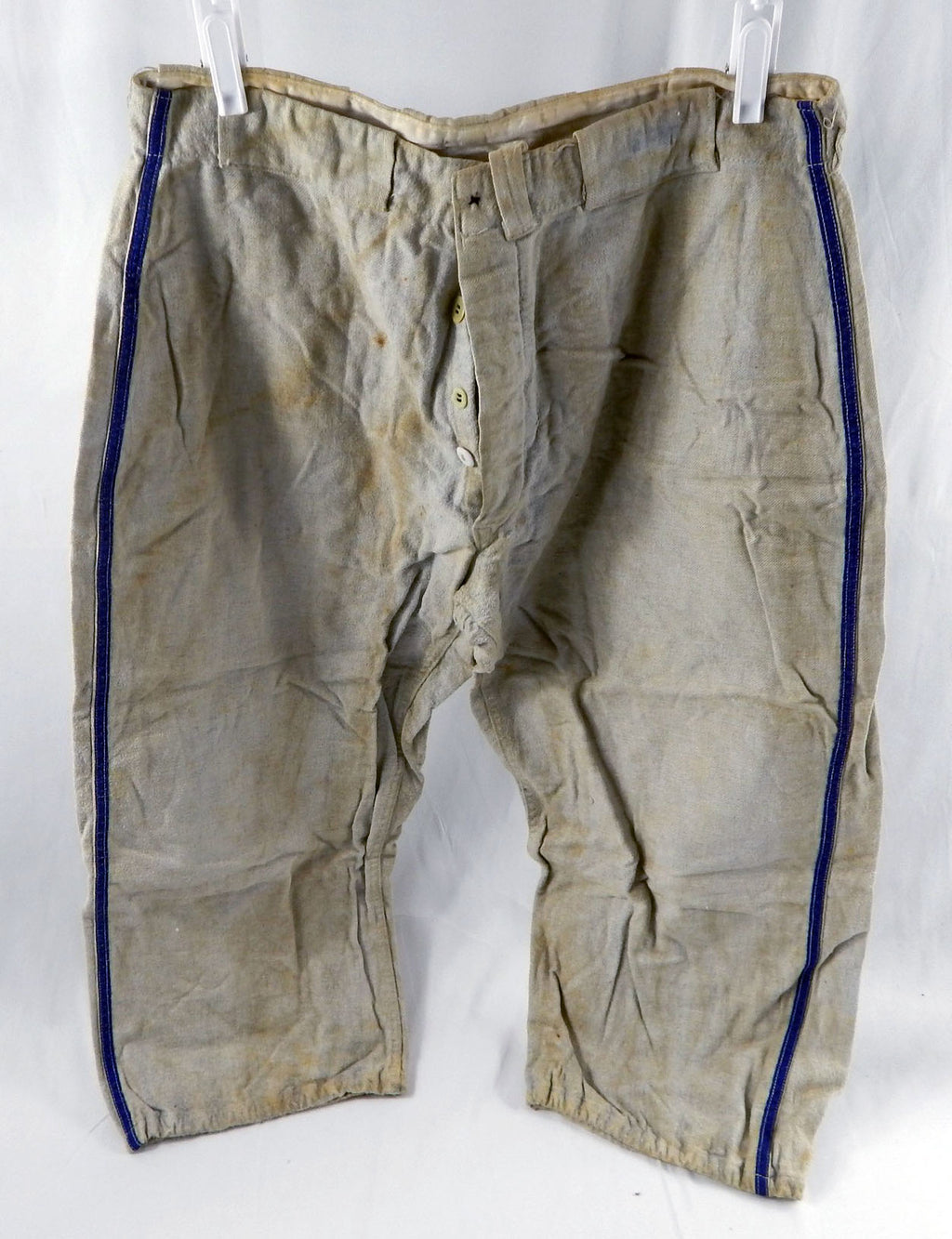 1950s Flannel Game Used Grey Baseball Pants Size DP113763