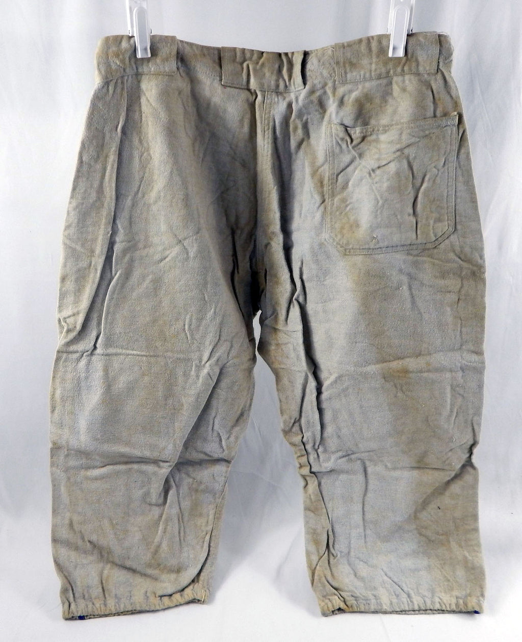 1950s Flannel Game Used Grey Baseball Pants Size DP113763 Pic2