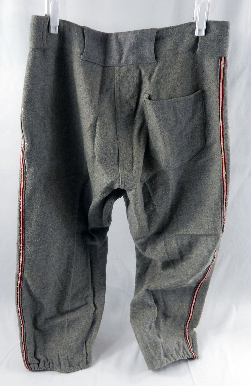 1950s Flannel Game Used Grey Baseball Pants Size DP113764 Pic2