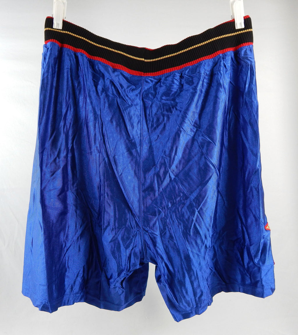Late 1990s Early 2000s Philadelphia 76ers #44 Game Used Blue Shorts 44 241 Pic2