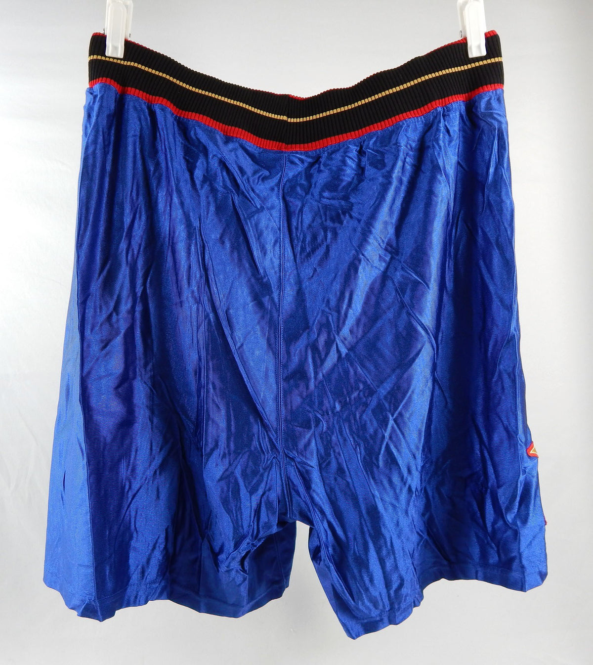 Late 1990s Early 2000s Philadelphia 76ers #44 Game Used Blue Shorts 44 241 Pic2