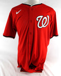 2025 Washington Nationals Josiah Gray #40 Game Issued Red Jersey 46 112