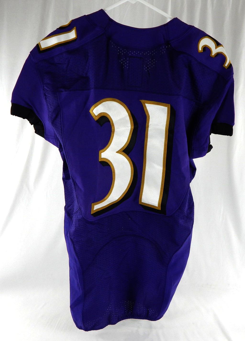2013 Baltimore Ravens #31 Game Issued Purple Jersey 42 863 Pic2