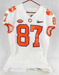 2018-22 Clemson Tigers #87 Game Issued White Jersey NP R 44 College Playoff