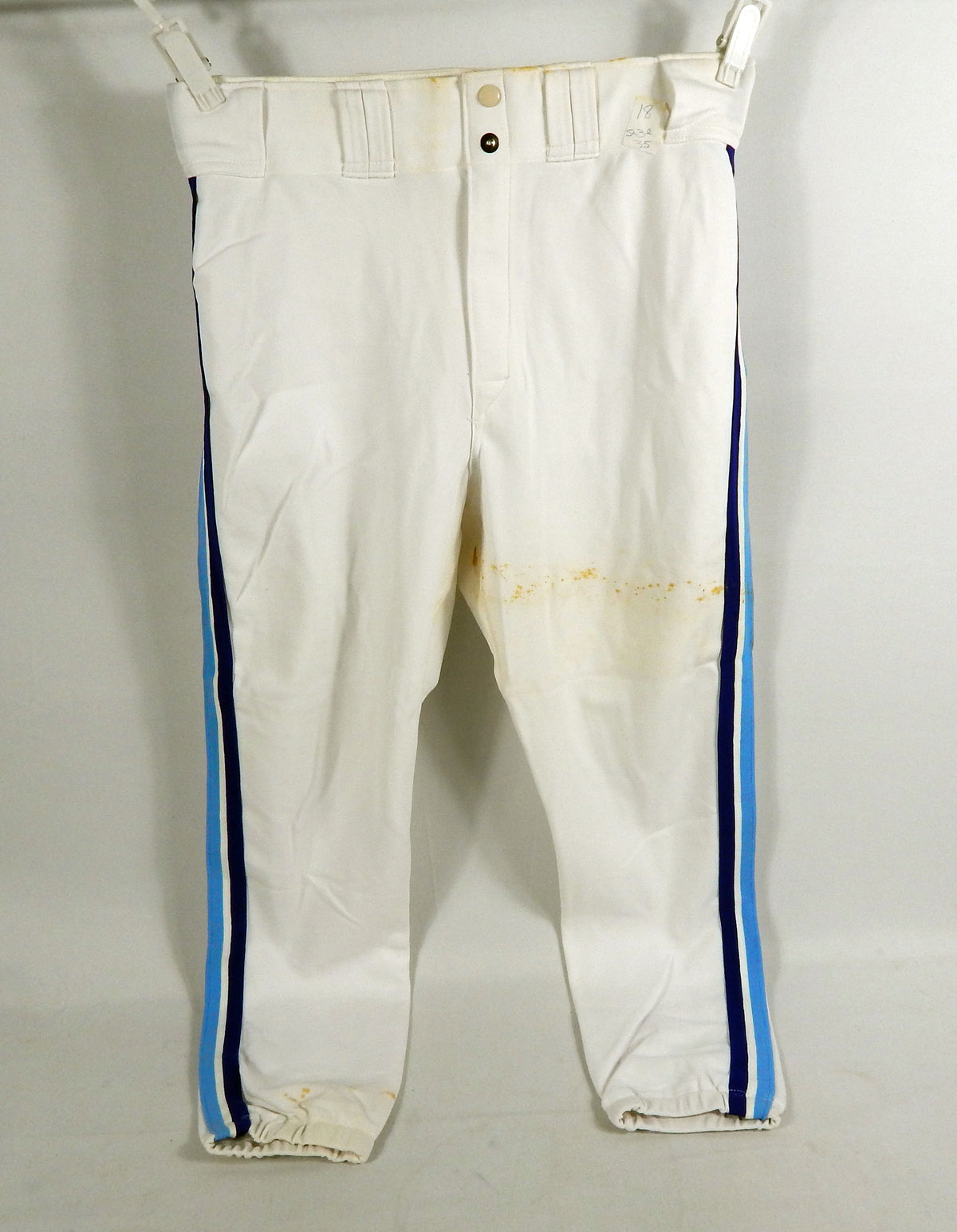 1996 Toronto Blue Jays Game Issued White Pants 35-35-28 904