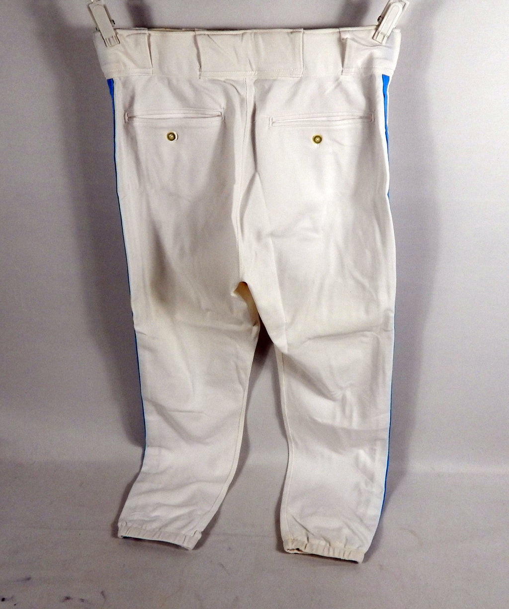 1996 Toronto Blue Jays Game Issued White Pants 35-35-28 904 Pic2