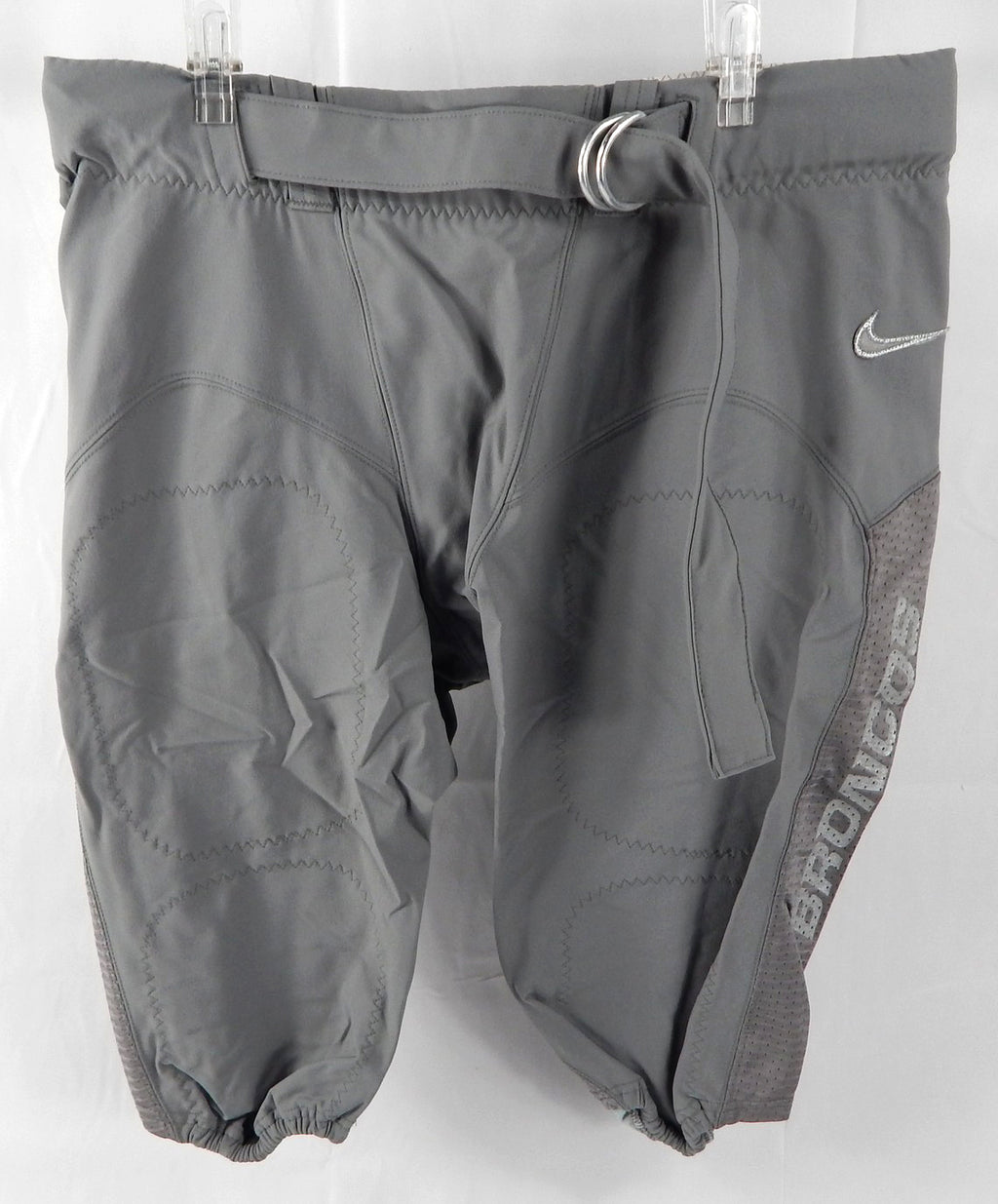 2012-17 Boise State Broncos #63 Game Used Grey Pants Football 40 301