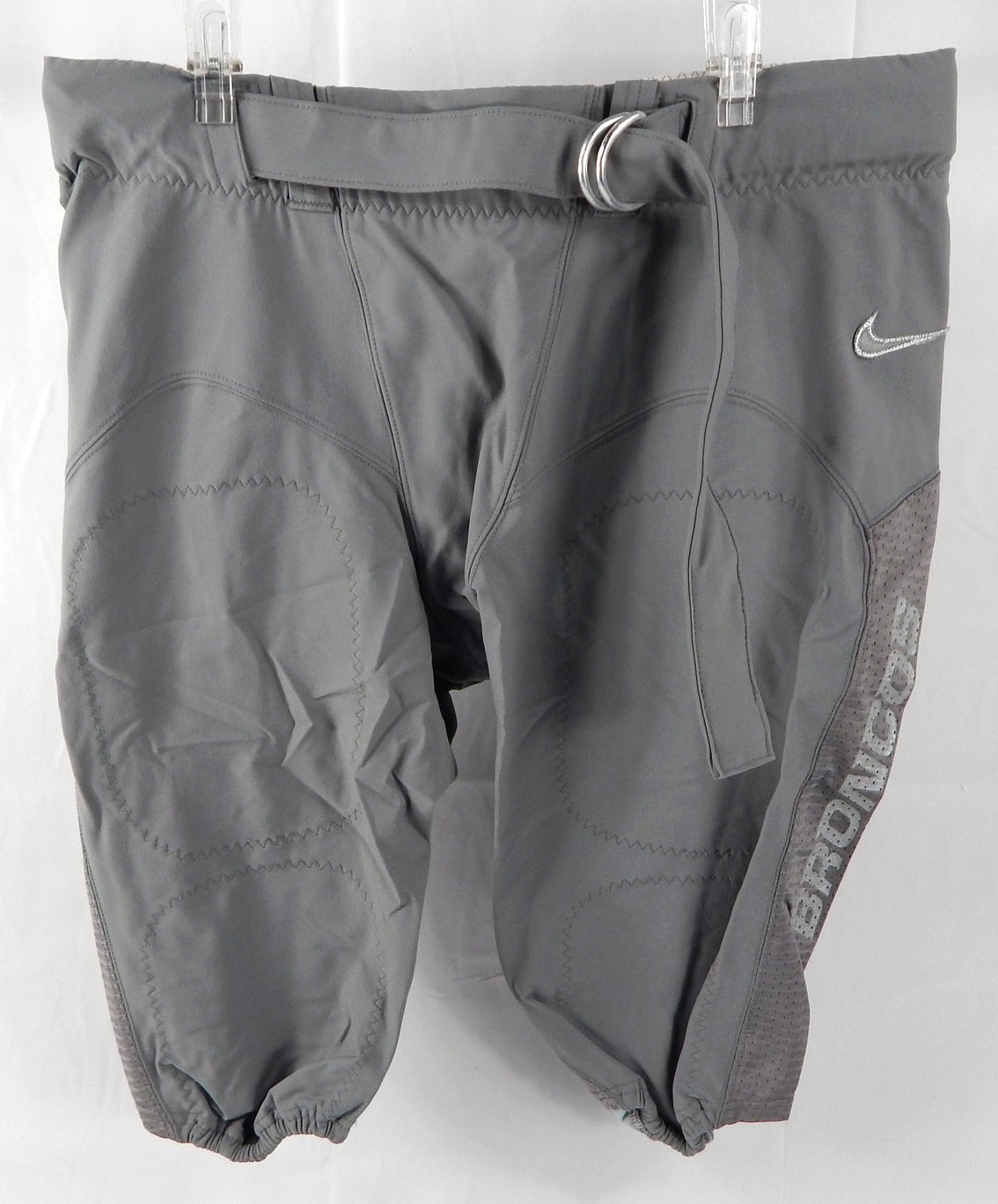 2012-17 Boise State Broncos #63 Game Used Grey Pants Football 40 301