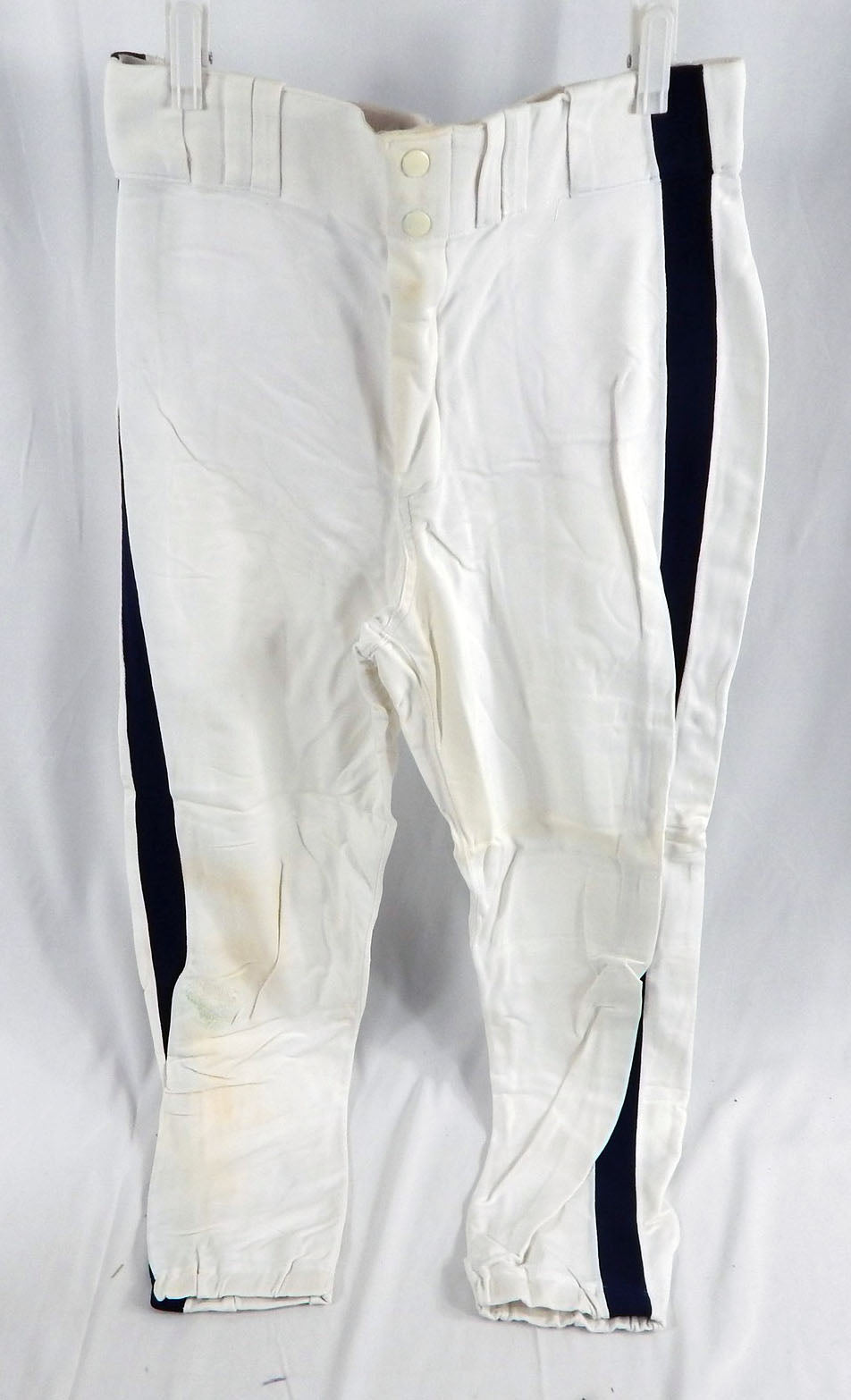 1992 Houston Astros Eddie Taubensee #6 Game Used White Pants 36 319