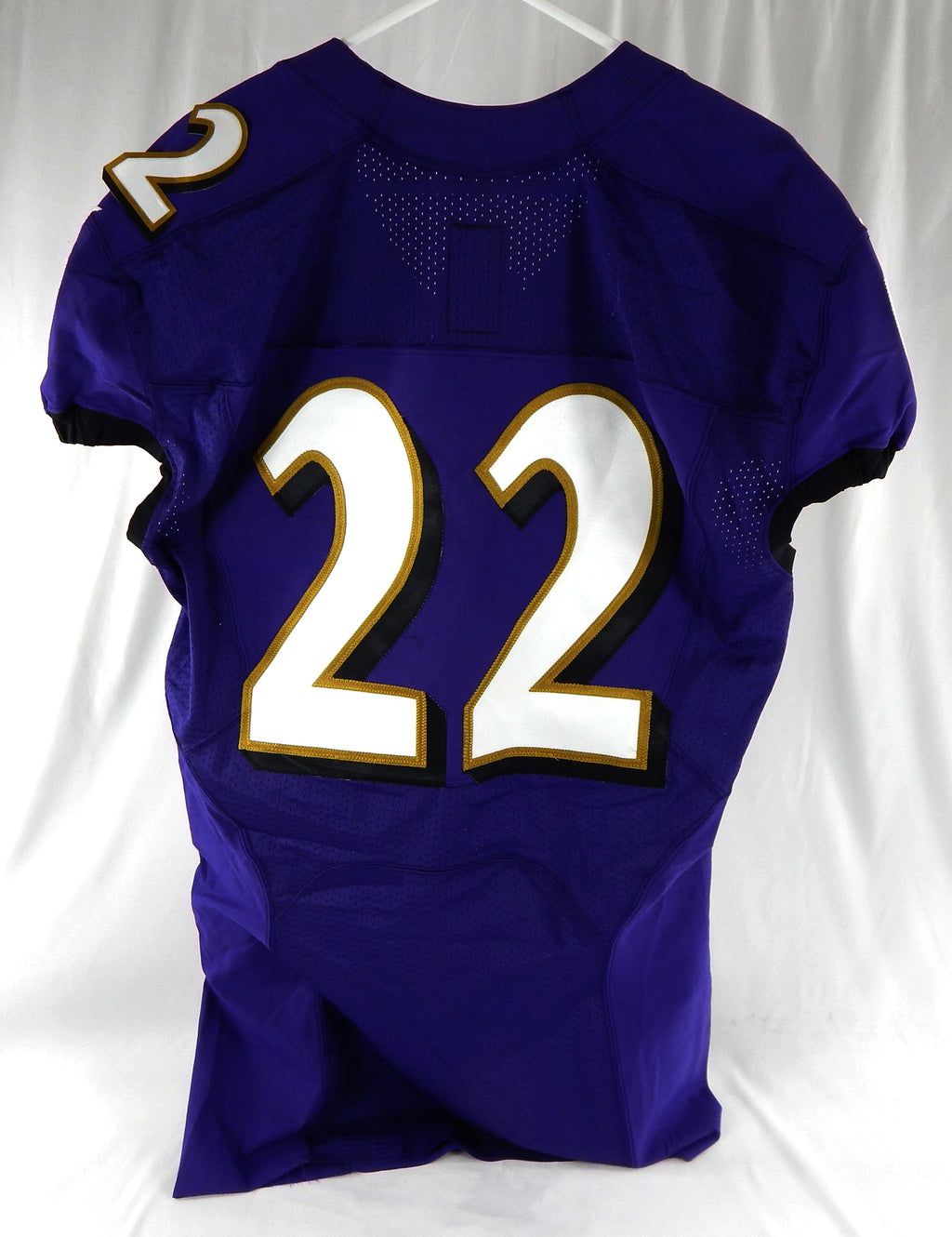 2022 Baltimore Ravens #22 Game Issued Purple Jersey NR R 48 866 Pic2