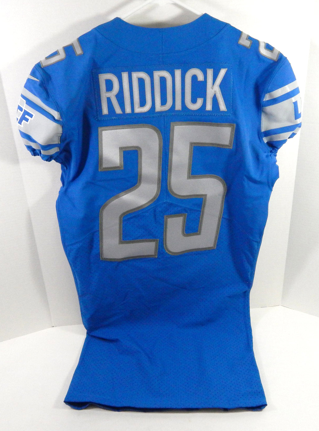 2018 Detroit Lions Theo Riddick #25 Game Issued Blue Jersey 40 DP62768