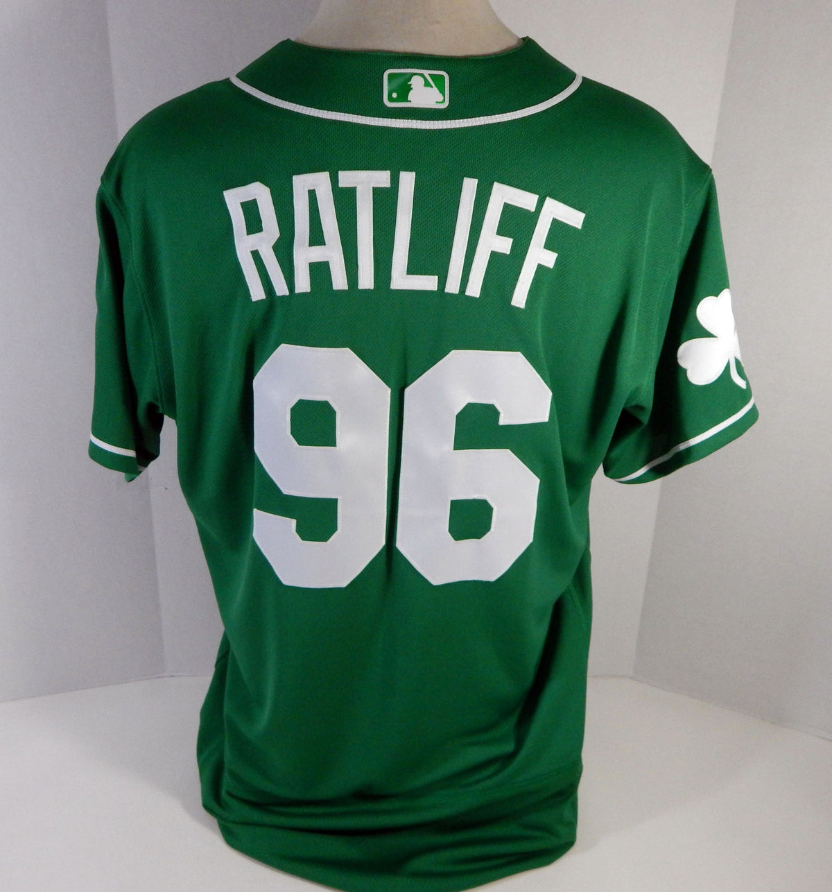 2020 Kansas City Royals Tad Ratliff #96 Game Issued Green Jersey St Patricks 0