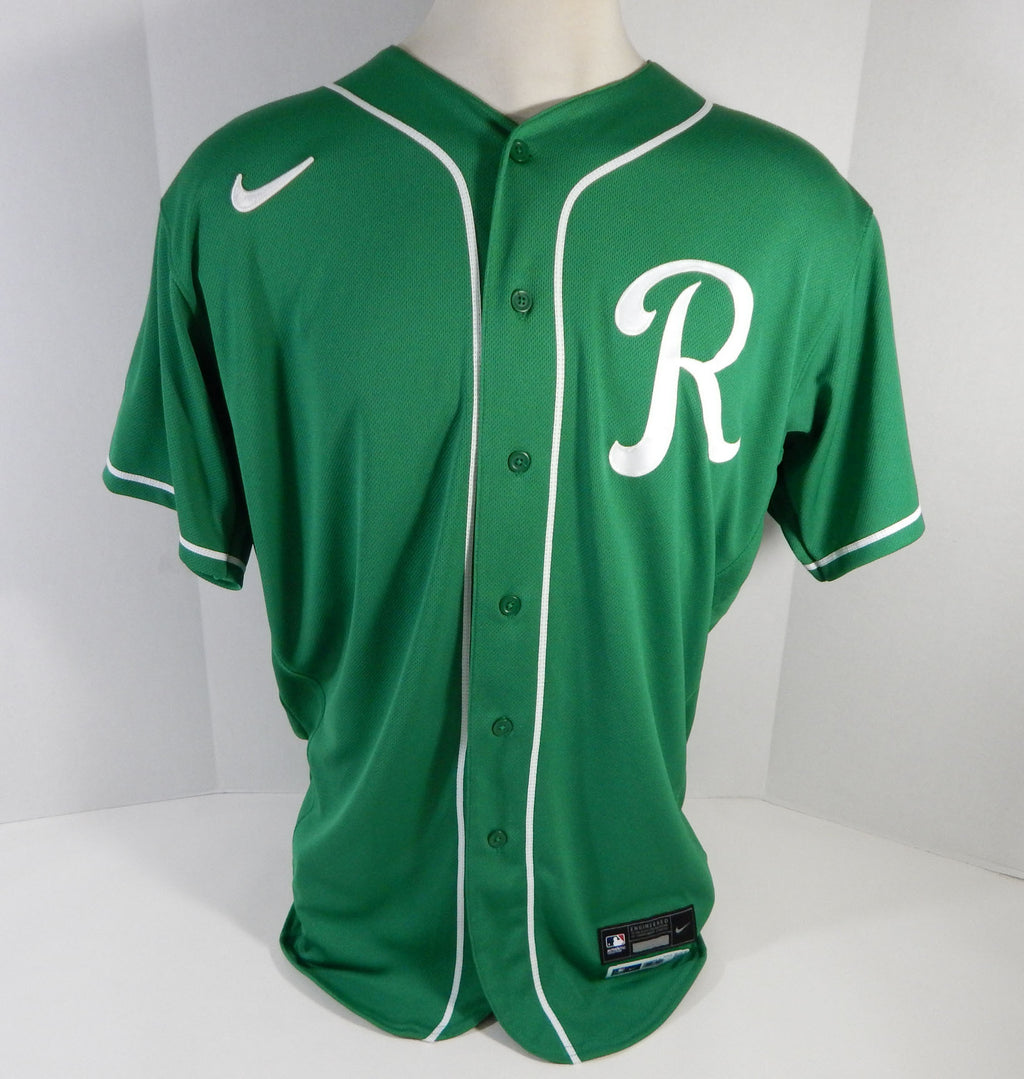 2020 Kansas City Royals Tad Ratliff #96 Game Issued Green Jersey St Patricks 0 Pic2
