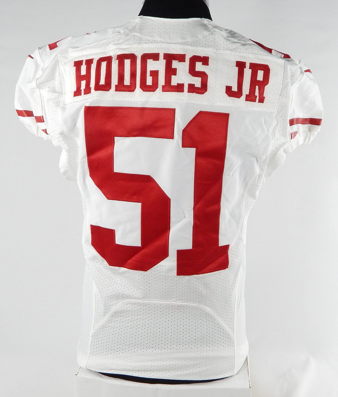 2016 San Francisco 49ers Gerald Hodges #51 Game Issued White Jersey 42 485 Pic2