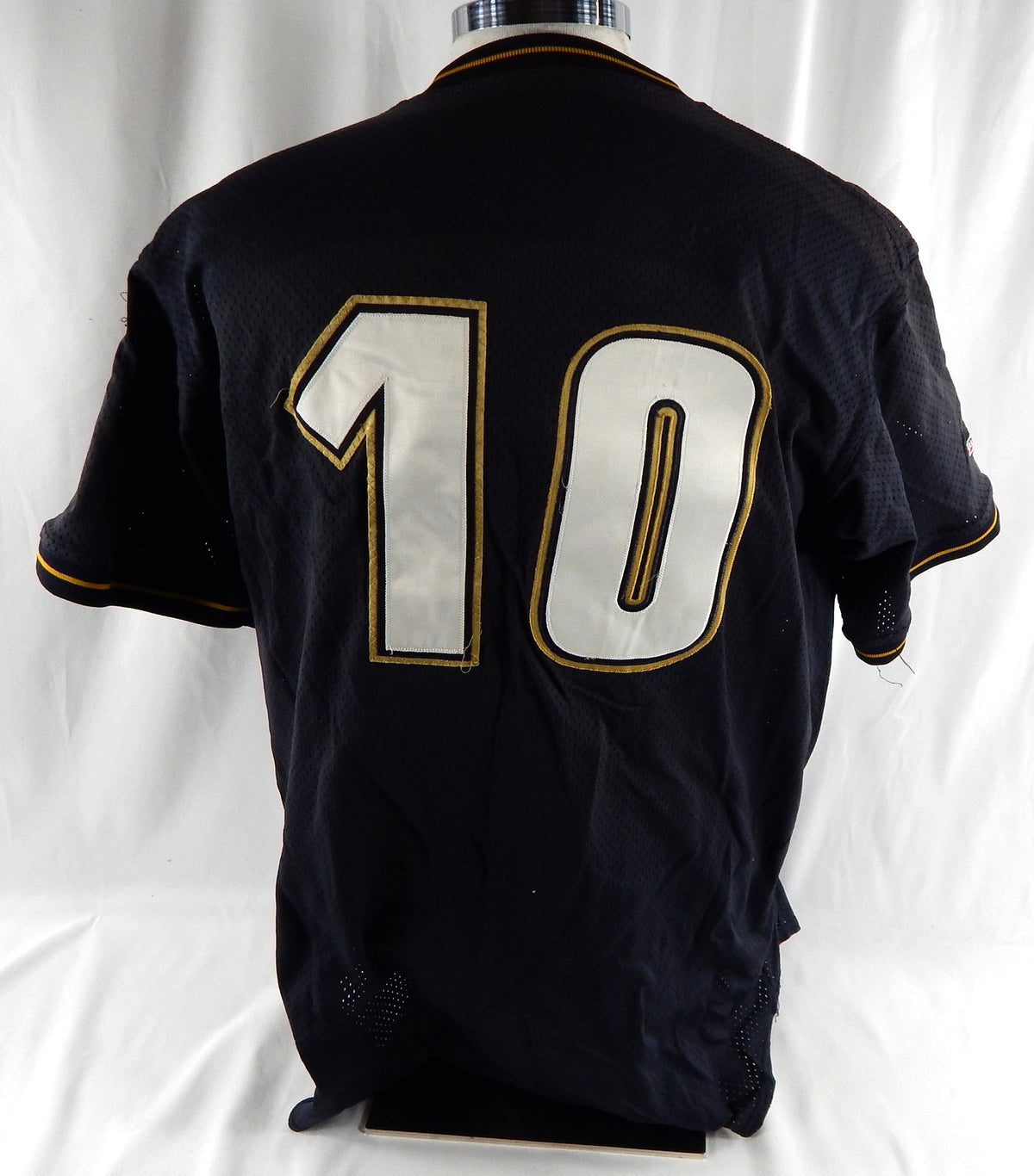 1997-99 Houston Astros #10 Game Used Navy Jersey BP ST NP Rem 46 495 Pic2