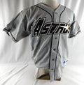 2001 Pittsfield Astros DeAza #22 Game Used Grey Jersey 100 Years Patch 46 497