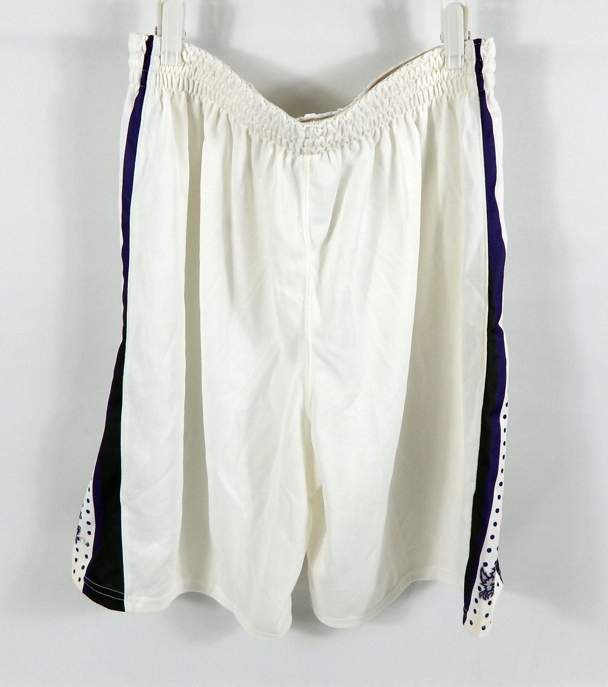 2015-16 Texas Christian TCU Horned Frogs # Game Issued White Shorts L 919 Pic2