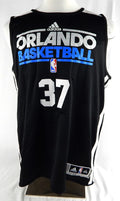 Orlando Magic #37 Game Used Black Practice Jersey 2XL 431