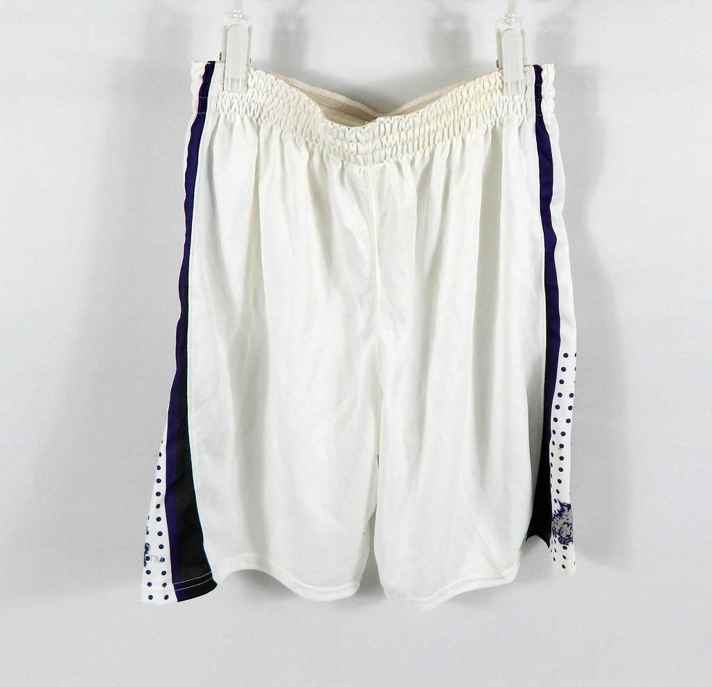 2015-16 Texas Christian TCU Horned Frogs Game Issued White Shorts S 921 Pic2
