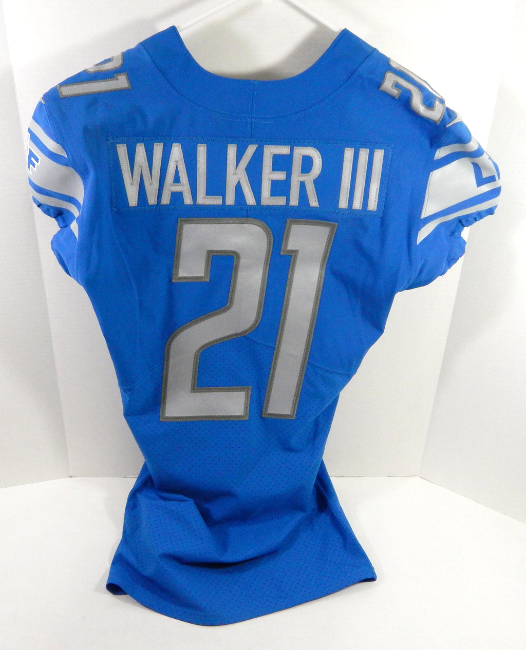 2019 Detroit Lions Tracy Walker #21 Game Issued Blue Jersey 40 DP62776