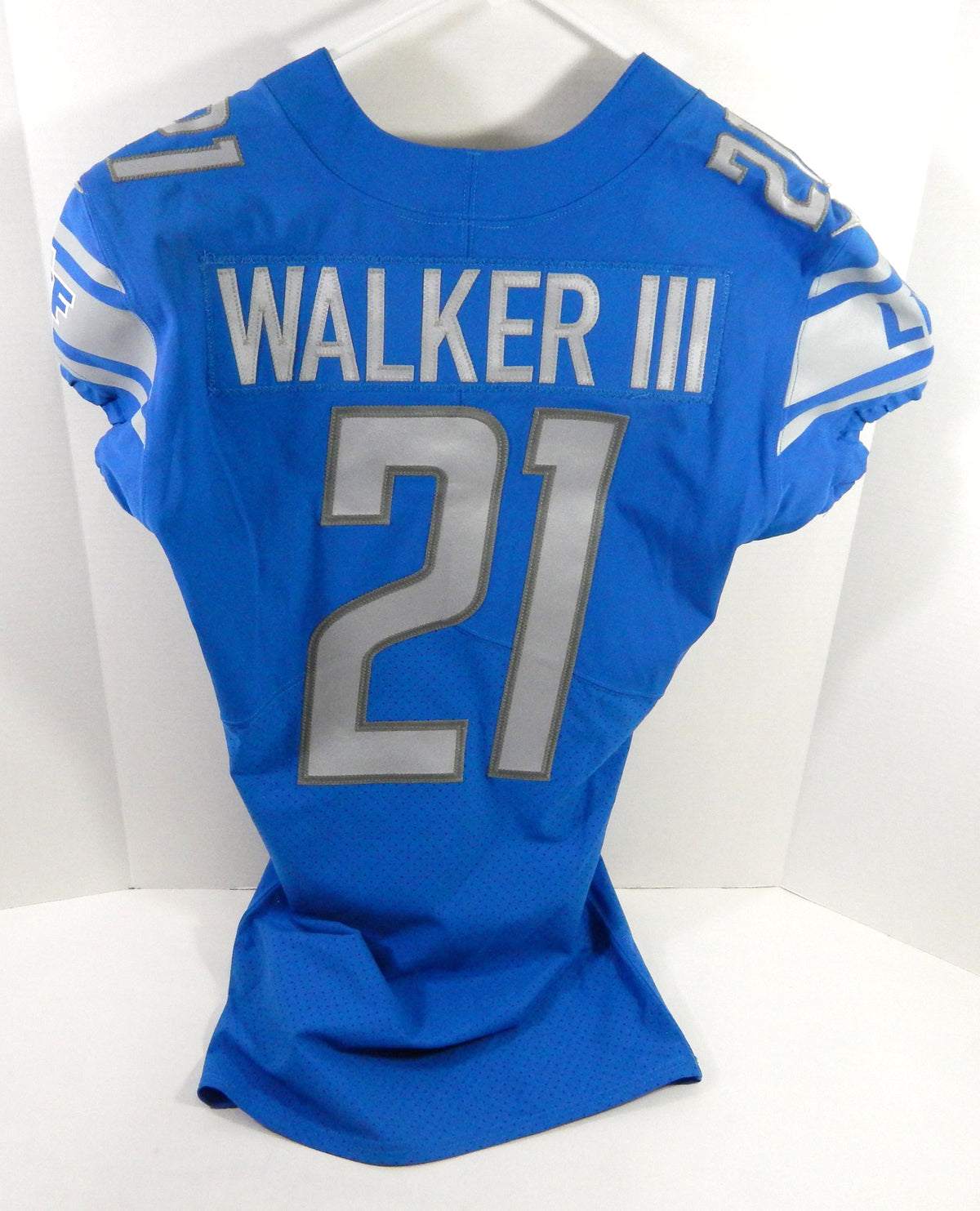 2019 Detroit Lions Tracy Walker #21 Game Issued Blue Jersey 40 DP62776
