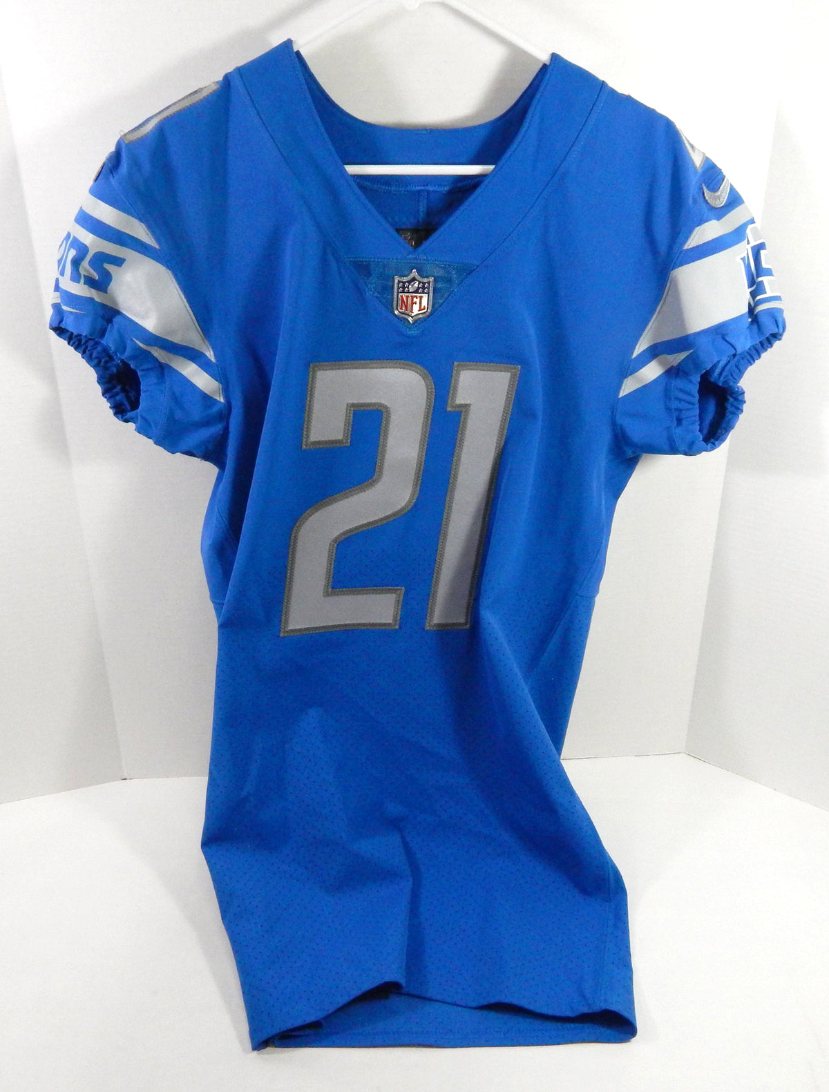 2019 Detroit Lions Tracy Walker #21 Game Issued Blue Jersey 40 DP62776 Pic2