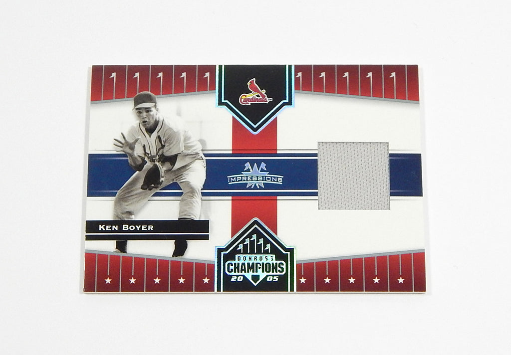 2005 Donruss Champions Impressions Material Ken Boyer #250 Game Used Jersey