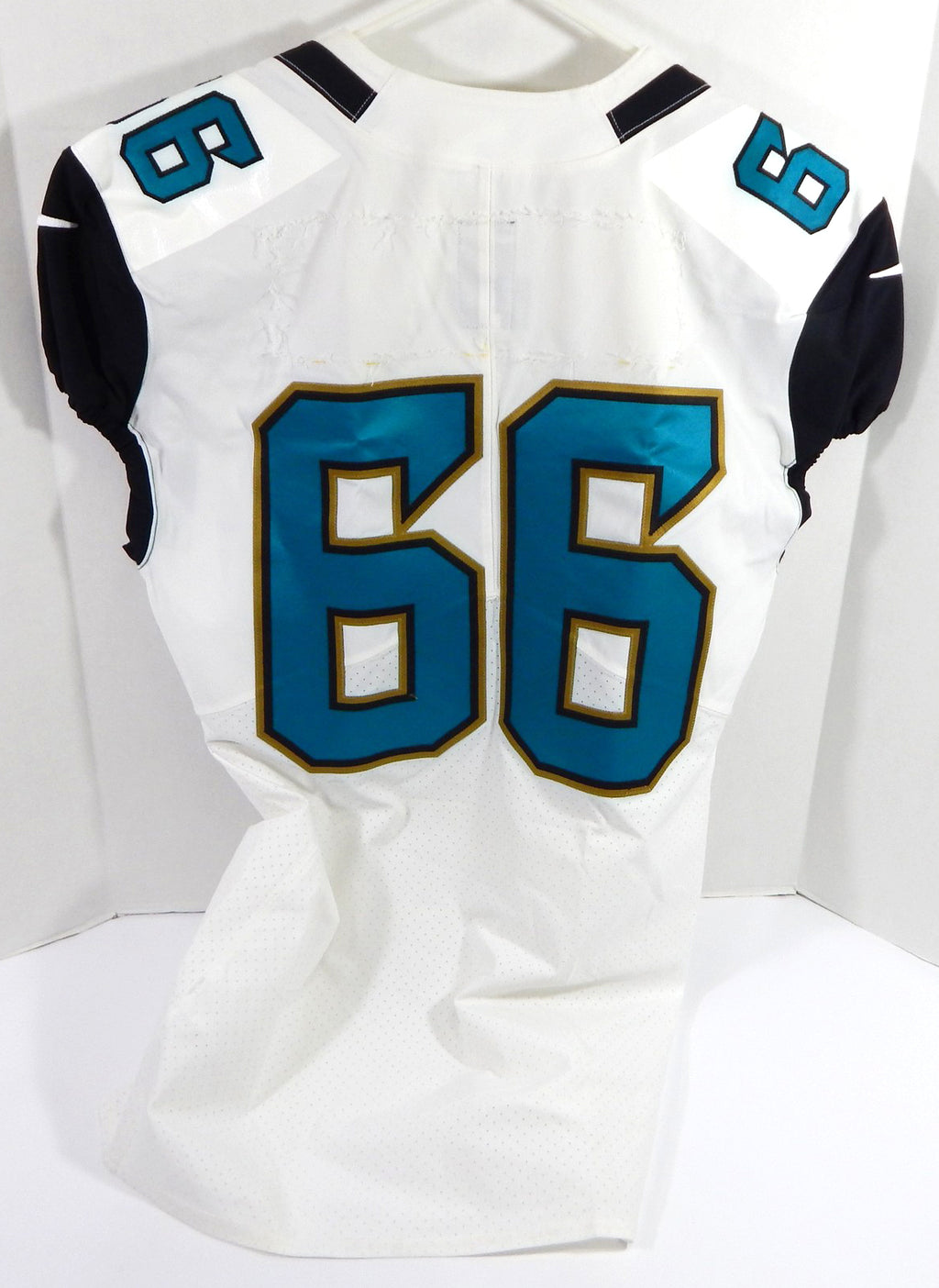 2017 Jacksonville Jaguars #66 Game Issued White Jersey 44 DP37010 Pic2