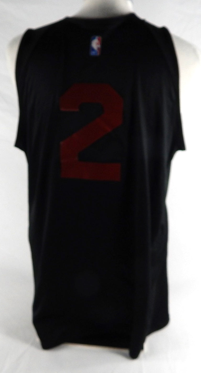 2024-25 Atlanta Hawks Keaton Wallace #2 Game Used Black Practice Jersey L 570 Pic2
