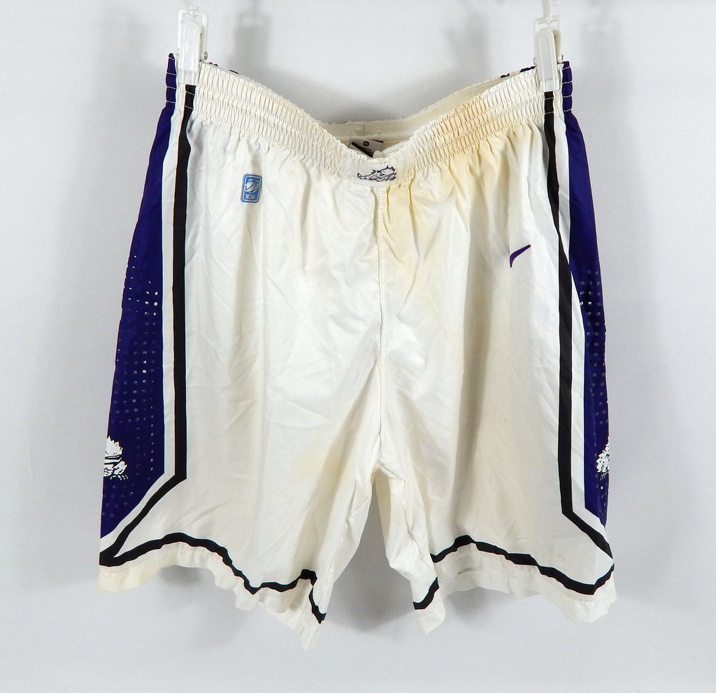 Texas Christian TCU Horned Frogs Game Issued White Shorts XL 923
