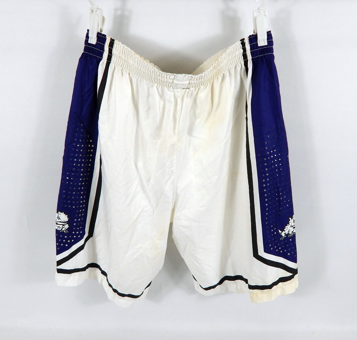 Texas Christian TCU Horned Frogs Game Issued White Shorts XL 923 Pic2