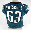 2018 Philadelphia Eagles Jack Driscoll #63 Game Used Green Jersey 48 DP71275