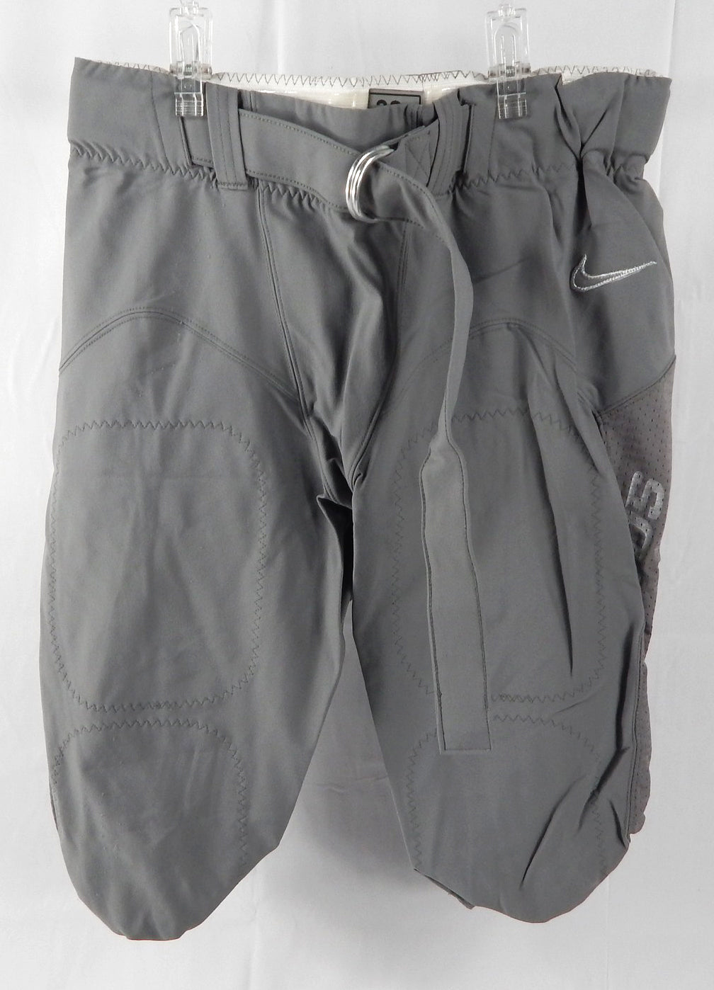 2012-17 Boise State Broncos #56 Game Used Grey Pants Football 38 324