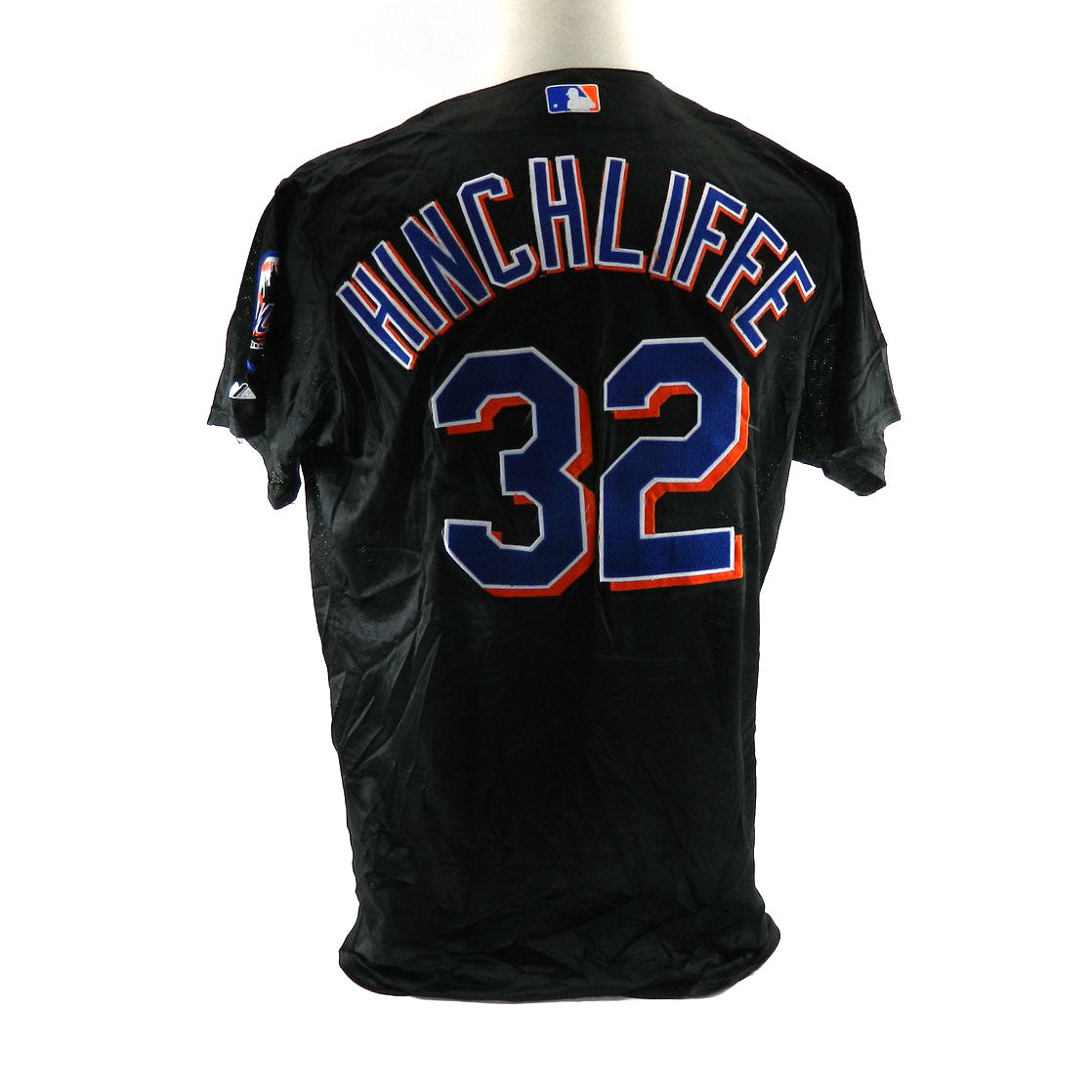 New York Mets Brett Hinchliffe #32 Game Issued Possibly Game Used Black Jersey