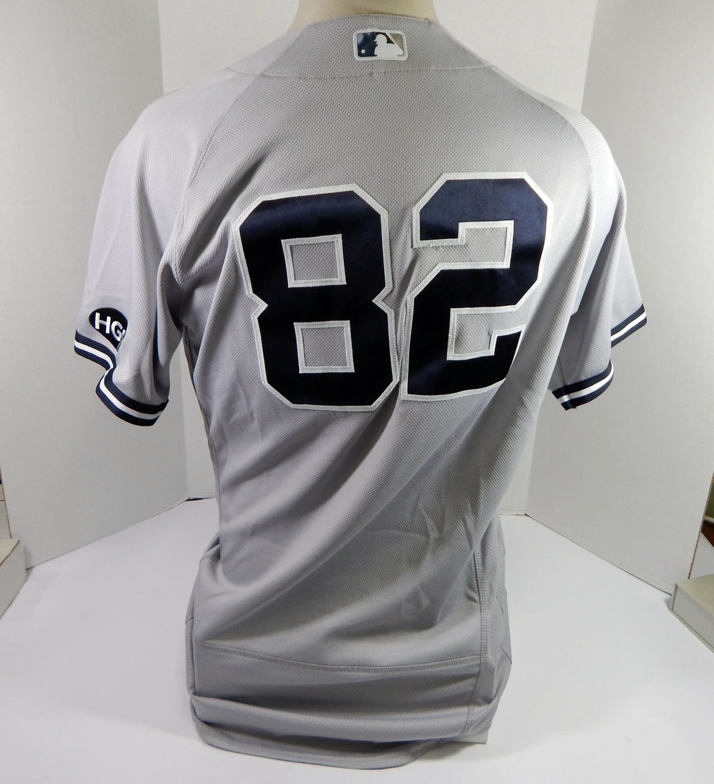 2020 New York Yankees Brooks Kriske #82 Game Issued Pos Used Grey Jersey 16 P 8