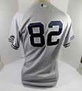 2020 New York Yankees Brooks Kriske #82 Game Issued Pos Used Grey Jersey 16 P 8
