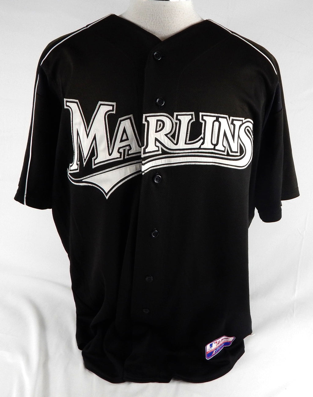 2003-06 Florida Marlins Matt Yourkin #71 Game Used Black Jersey ST BP XL 082