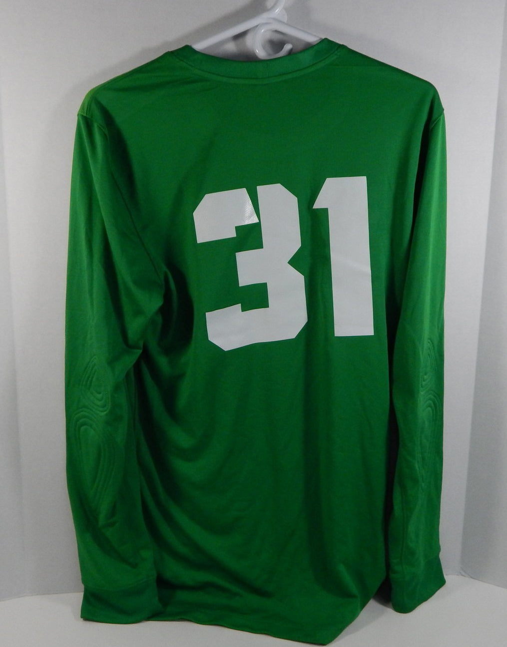 Texas Christian Uni TCU Horn Frogs #31 Green Nike Soccer Game Used Jersey 34 Pic2
