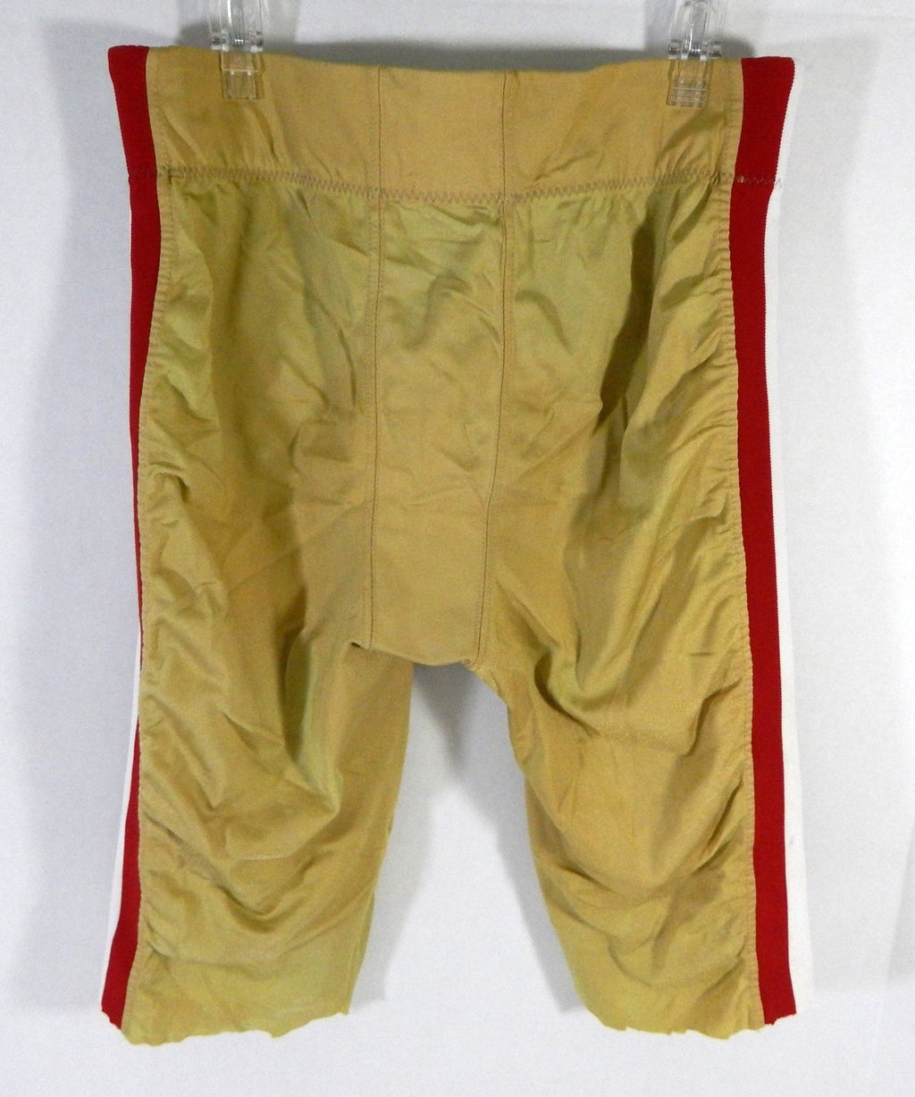 2009 San Francisco 49ers # Game Used Gold Football Pants Size: 34 DP11142 Pic2