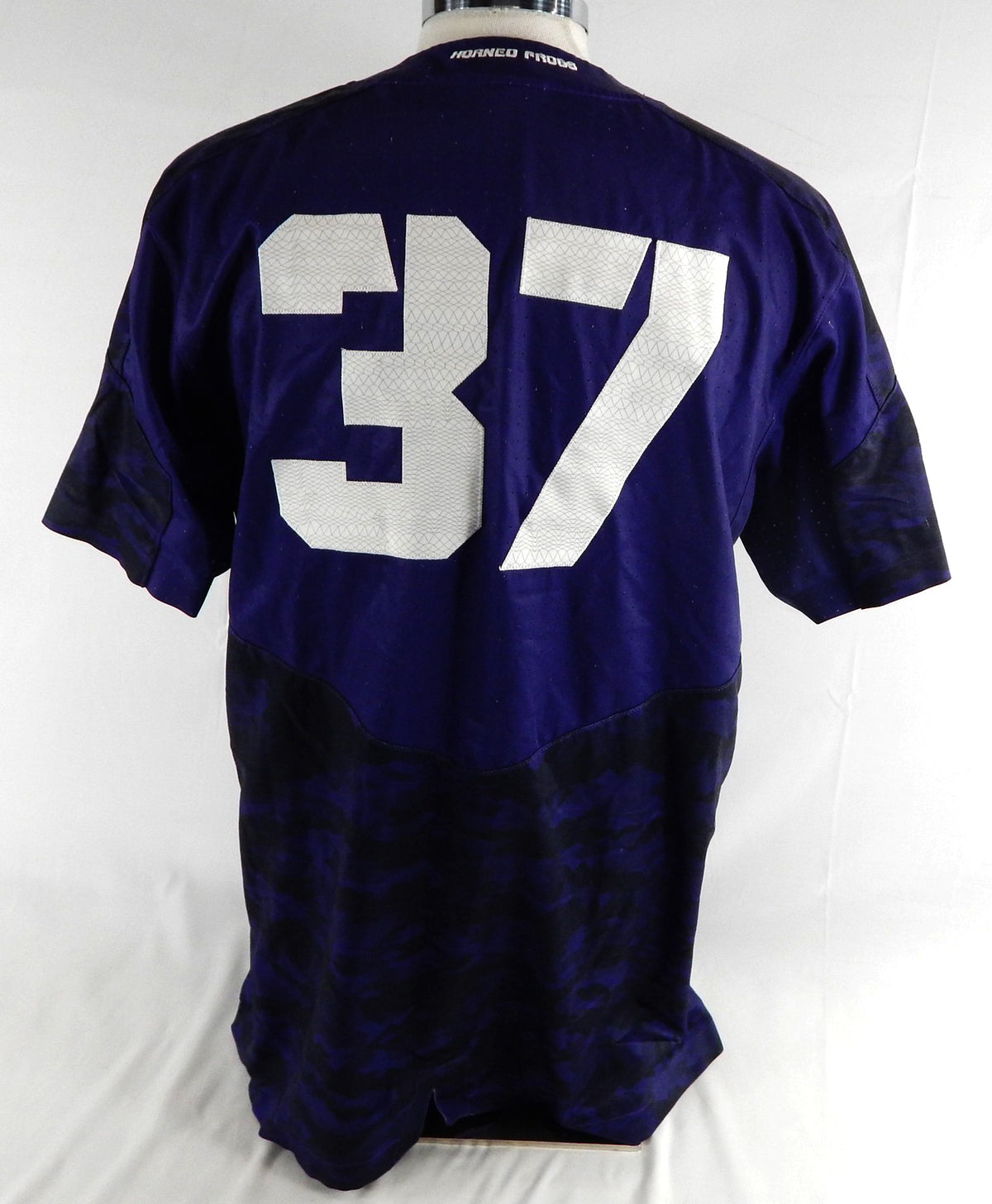 2016 Texas Christian TCU Horned Frogs #37 Game Used Purple Jersey Baseball L 097 Pic2