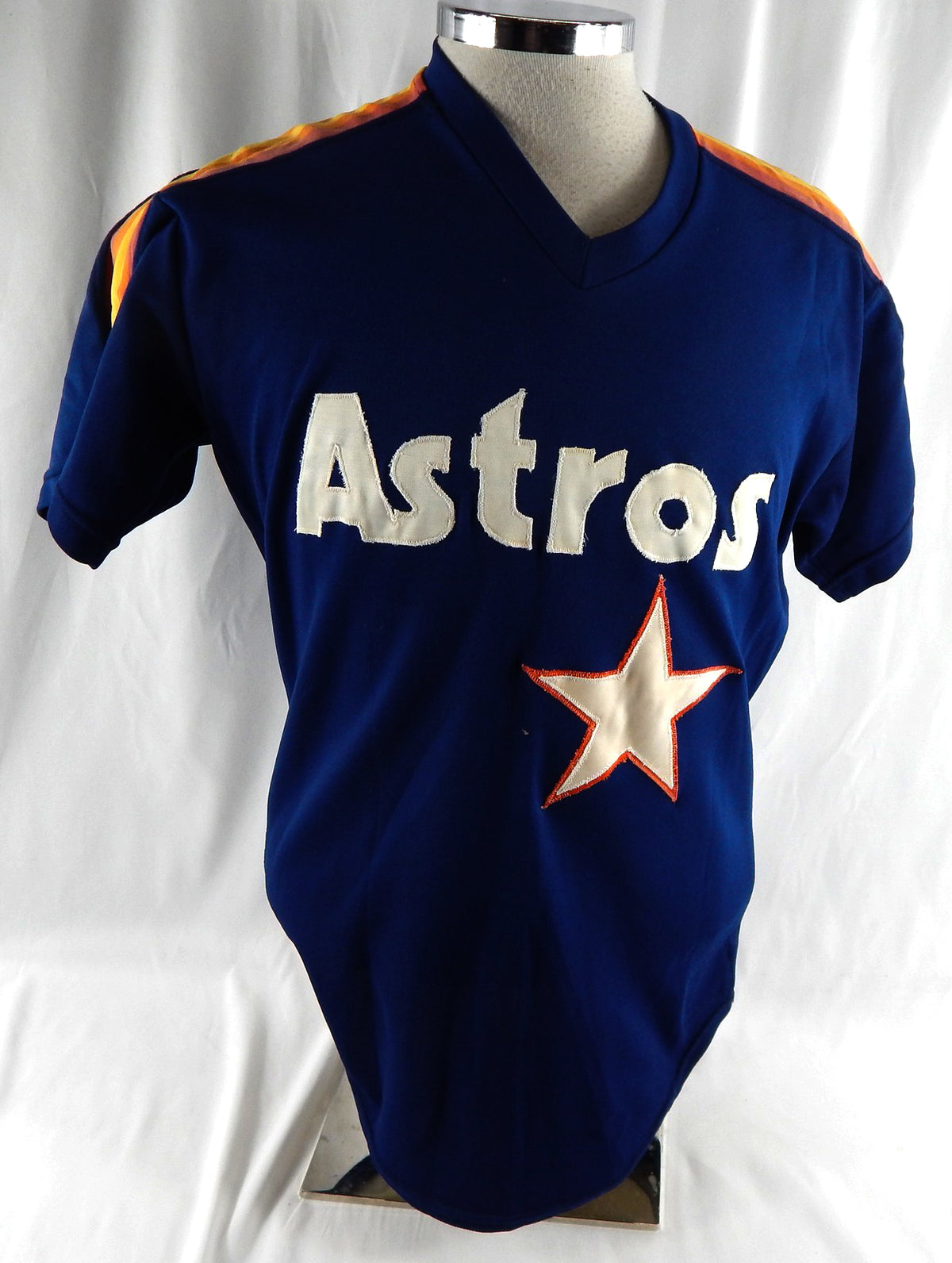 1987-93 Houston Astros #58 Game Used Navy Jersey ST BP NP R 40 506