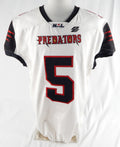 Orlando Predators Maxwell #5 Game Used White Jersey XL 237