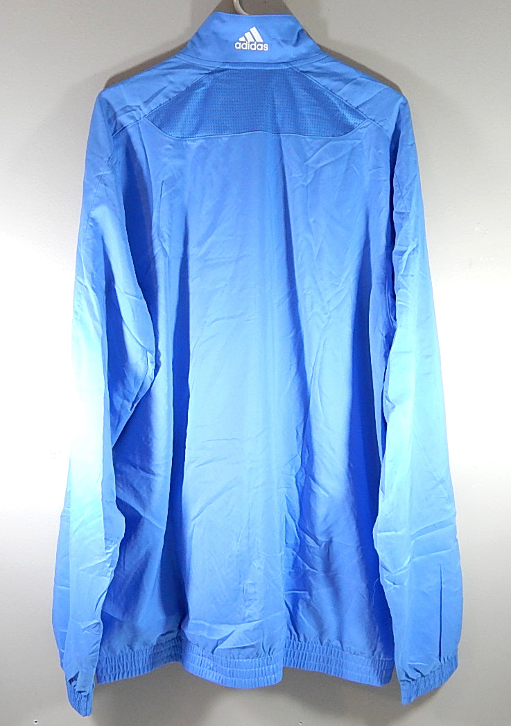 Charlotte Bobcats Adidas Team Issued Warm Up Jacket Windbreaker Blue 2XL Pic2