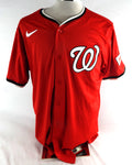 2025 Washington Nationals Jorge Alfaro #44 Game Issued Red Jersey 46 137
